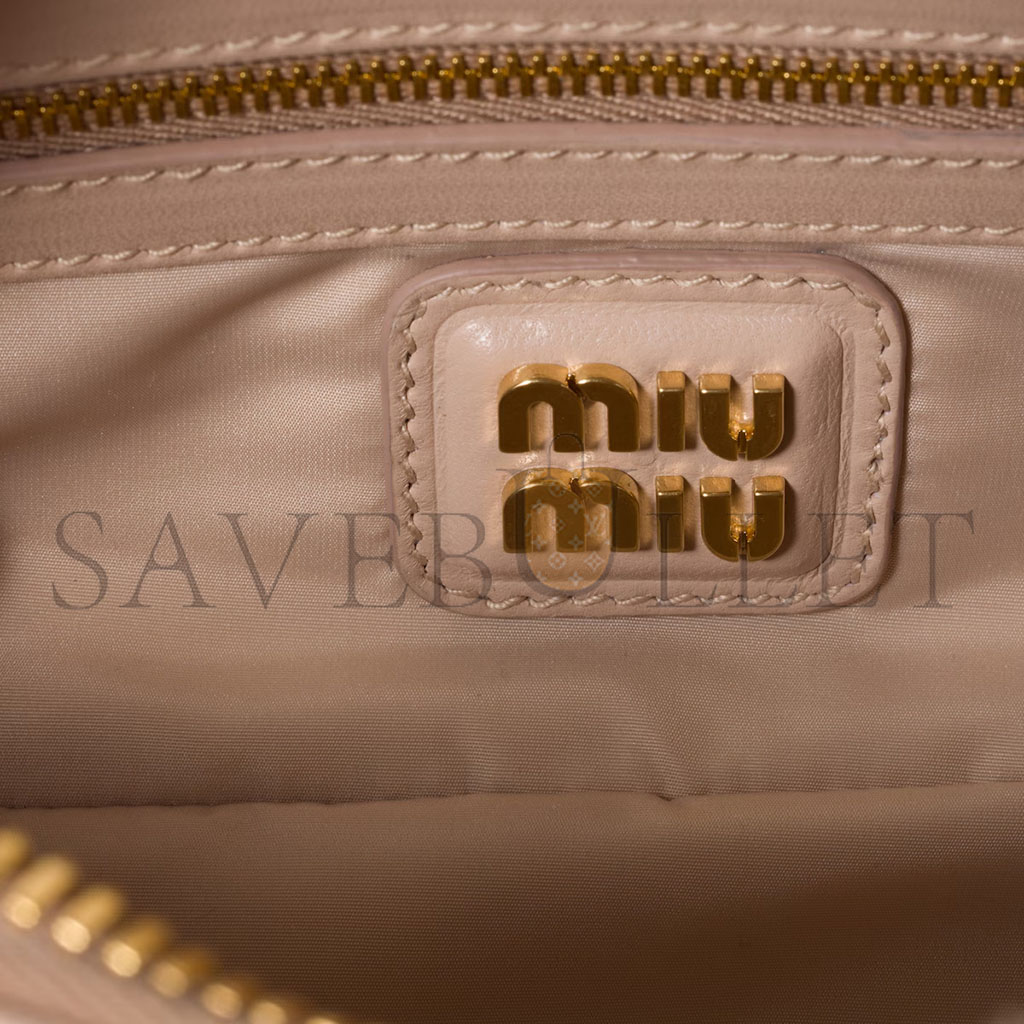 MIU MIU ARCADIE MATELASSÉ NAPPA LEATHER BAG 5BB142 (22*10.5*7.5cm) MIU MIU ARCADIE MATELASSÉ NAPPA LEATHER BAG 5BB142 (22*10.5*7.5cm)